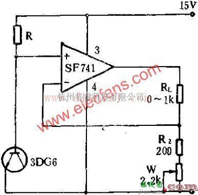 电源电路中的采用SF741的可调式恒流源电路  第1张