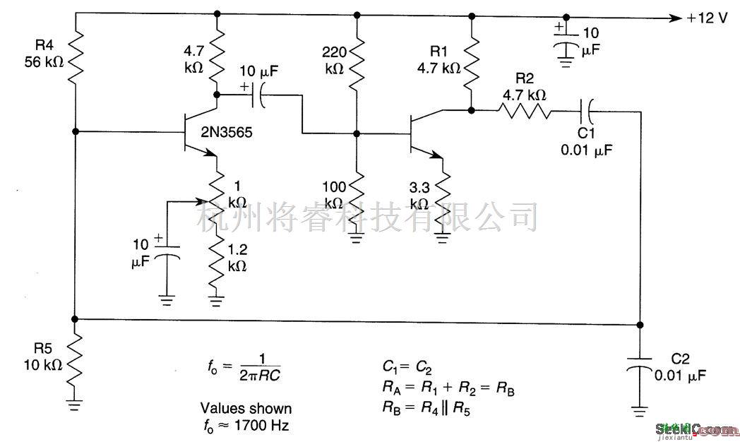基础电路中的文氏桥振荡器（一）  第1张
