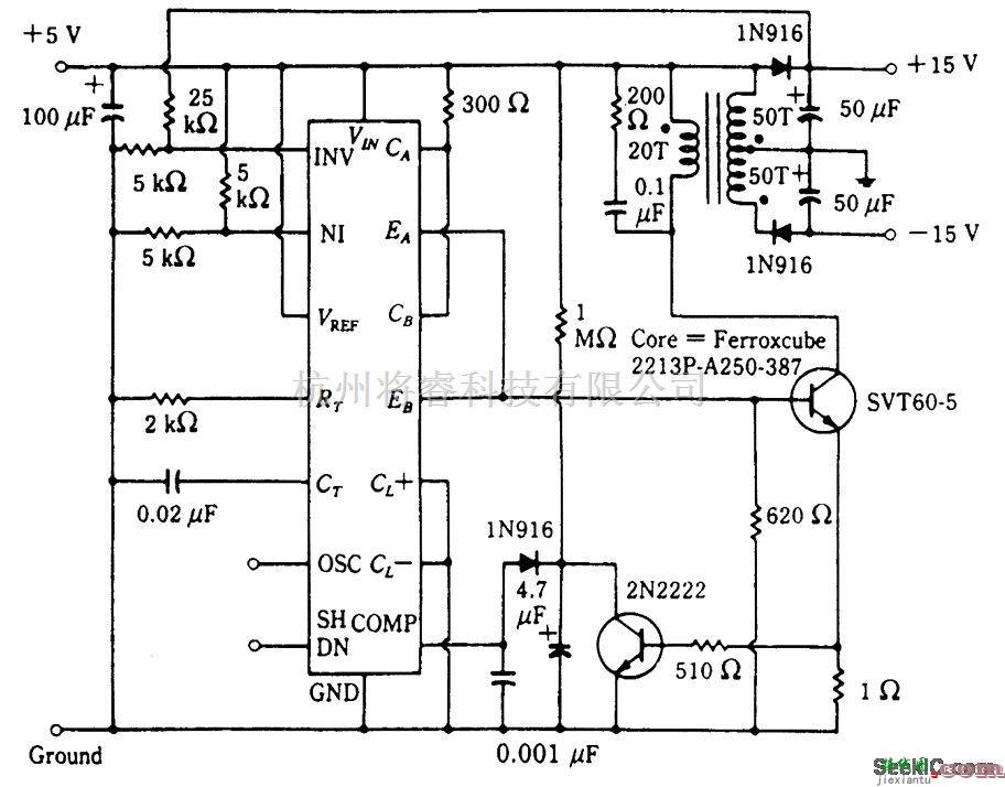 控制电路中的驱动反激转换器  第1张
