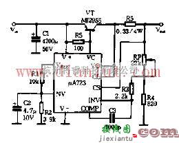 电源电路中的线性可调稳压器电路图  第1张