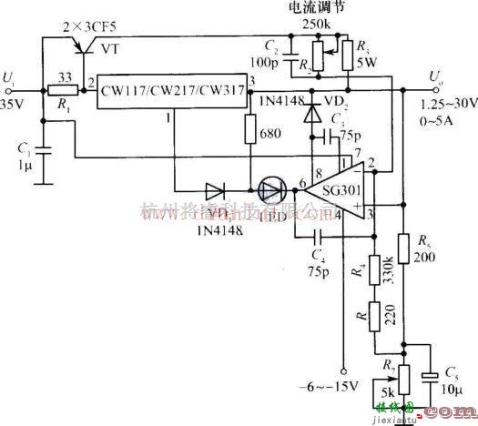 电源电路中的CW117/CW217/CW317构成的恒压源/恒流电源  第1张