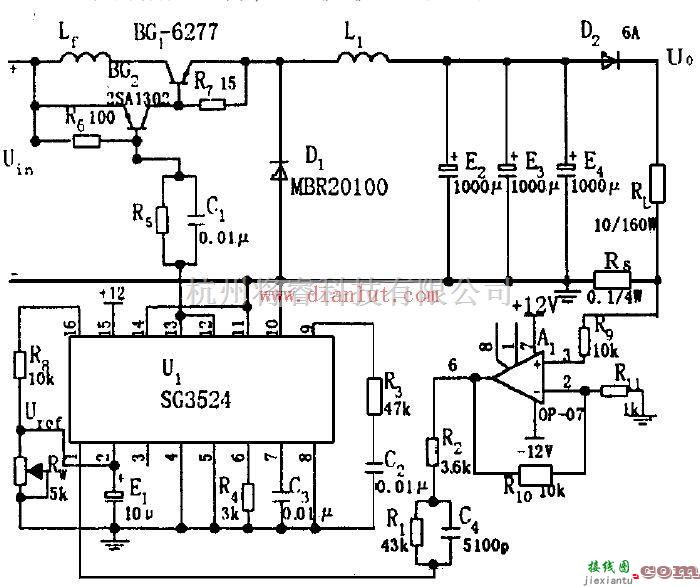 电源电路中的利用开关电源制作的开关恒流源电路  第1张