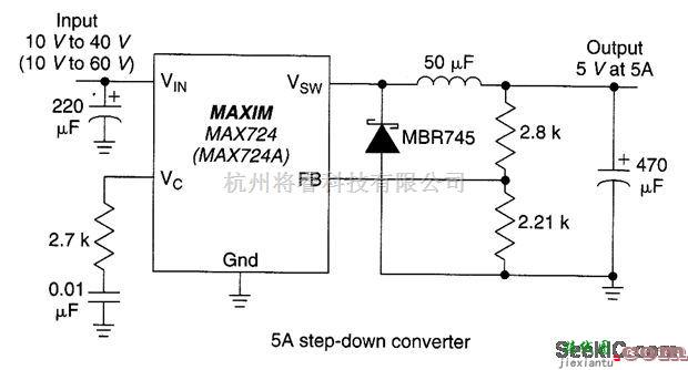 电源电路中的5V/12A降压转换器  第1张