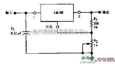 电源电路中的基于LM109的三端可调稳压电路  第1张