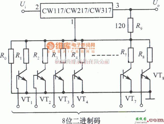 电源电路中的可调集成稳压电源电路  第1张