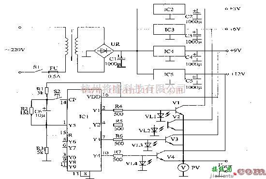 电源电路中的数控直流稳压电源电路  第1张