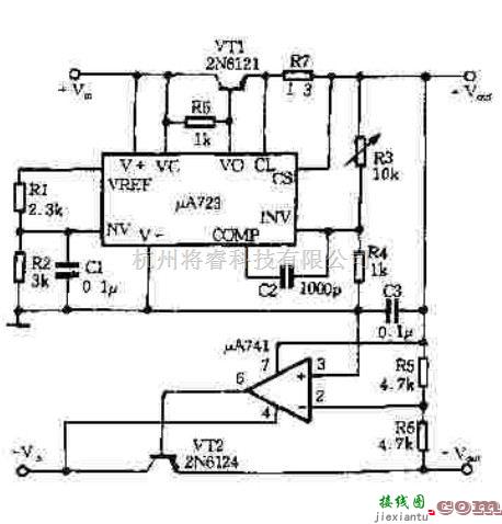 电源电路中的双电源稳压器电路图  第1张