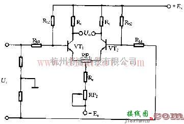 电源电路中的采用双电源的长尾电路  第1张