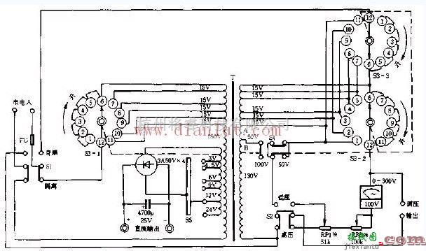 电源电路中的多用途步进式自藕调压器  第1张