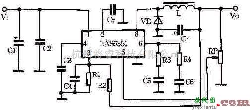 电源电路中的LAS6351典型应用电路  第1张