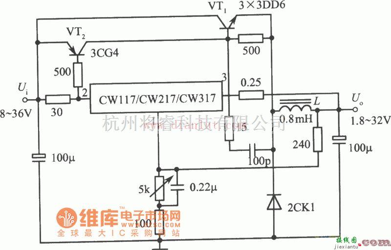 电源电路中的4A的开关式集成稳压电源  第1张