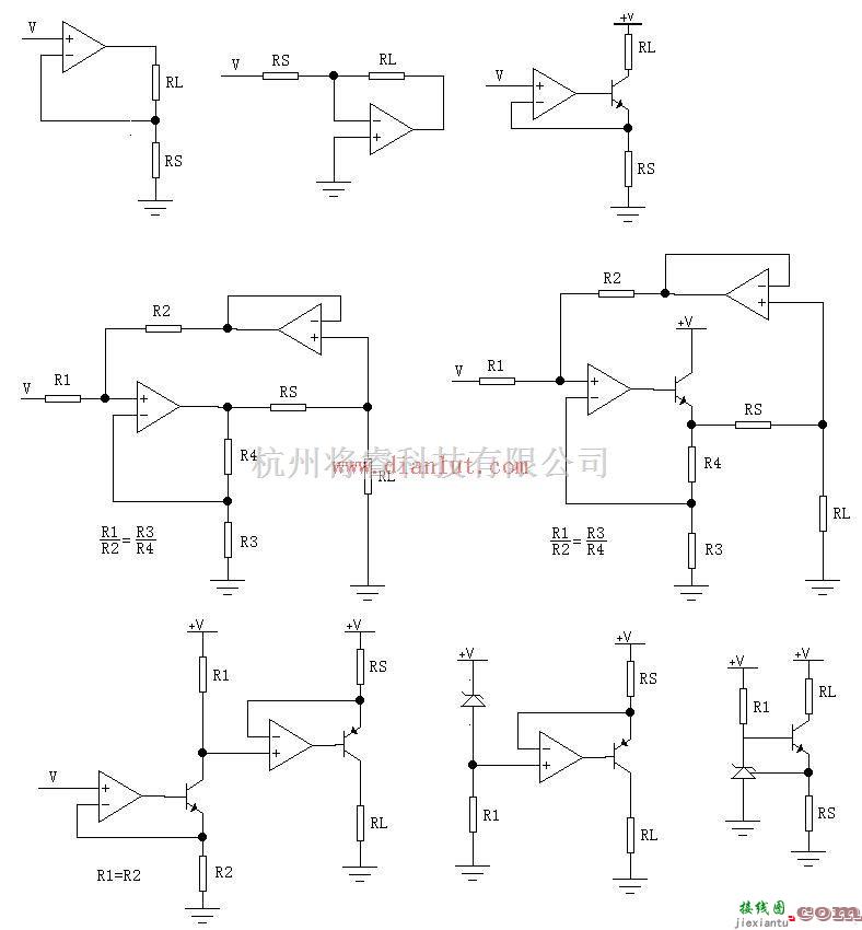 电源电路中的介绍六种V/I转换和恒流源电路及各电路比较  第1张