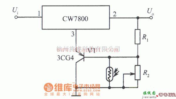 电源电路中的智能光控可调稳压电源电路  第1张