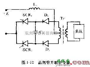 电源电路中的晶闸管并联逆变器电路  第1张