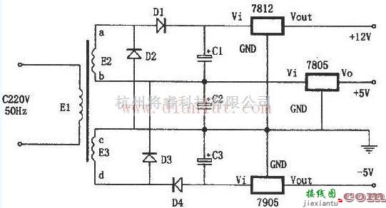 电源电路中的特殊的线性稳压电源电路  第1张