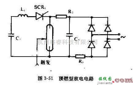 电源电路中的预燃型放电电路  第1张