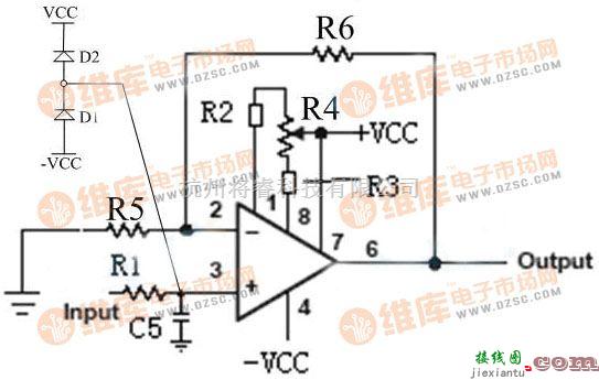 仪器仪表中的0-100kHz精密仪表放大器电路图  第1张