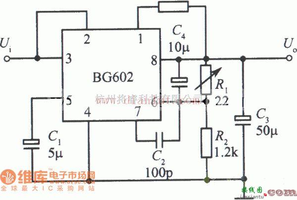 电源电路中的BG602低纹波集成稳压电源  第1张