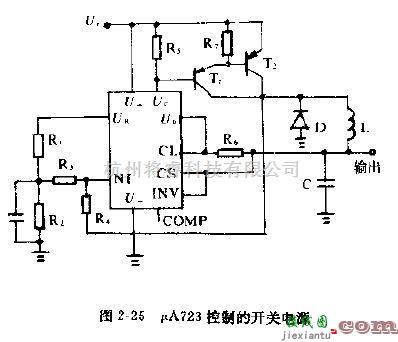 电源电路中的μA723控制的典型开关电源电路  第1张