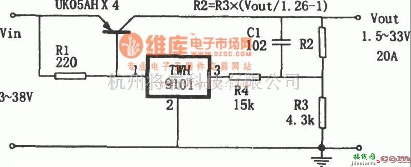 电源电路中的低压差高精度稳压电源电路  第1张