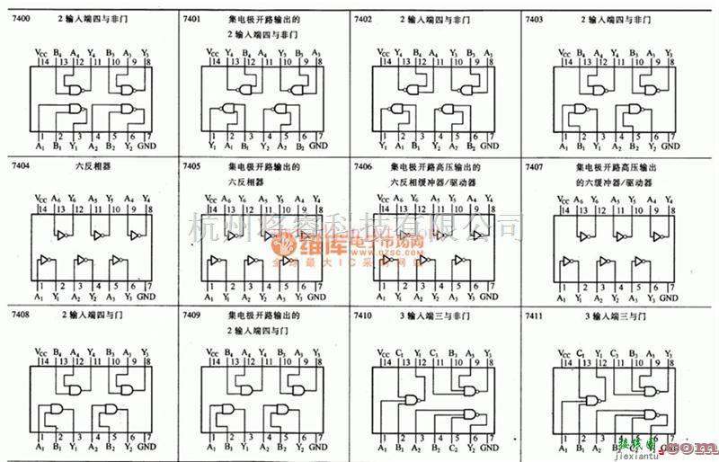 电源电路中的通用数字逻辑集成电路原理图  第1张