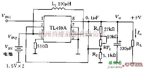 电源电路中的采用TL499A构成的稳压电路  第1张