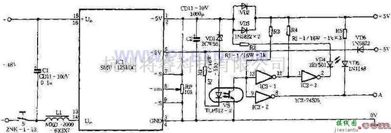 电源电路中的新型5V稳压电源电路图  第1张