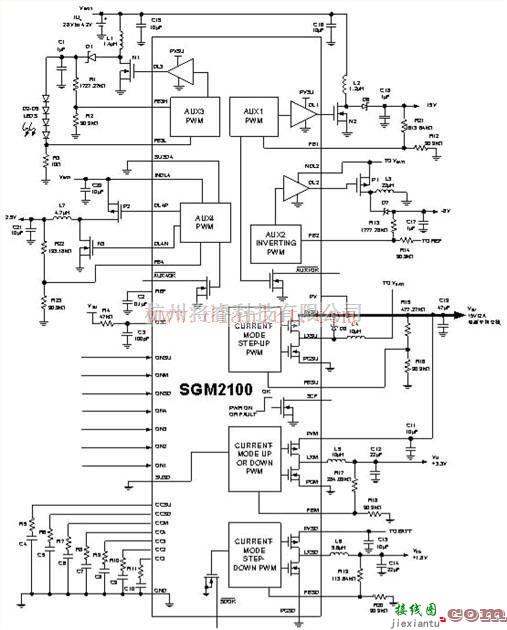 电源电路中的SGM6006同步降压型DC-DC电路  第1张