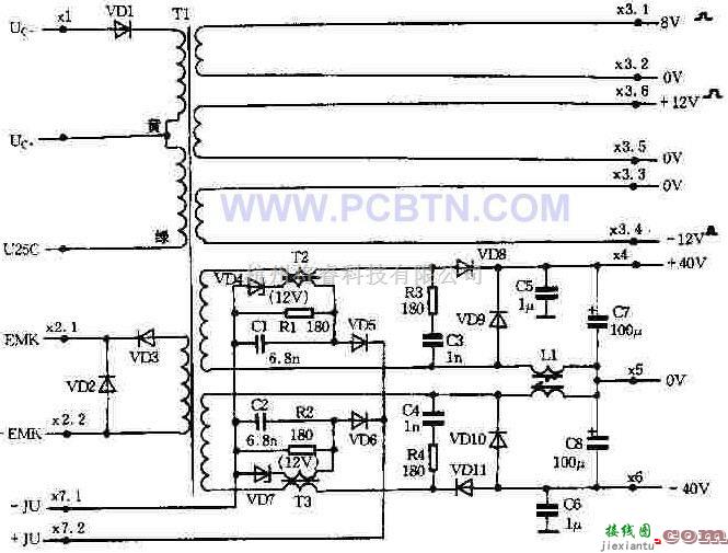 电源电路中的新型变换器电路图  第1张