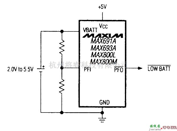 电源电路中的电池低电压电路  第1张