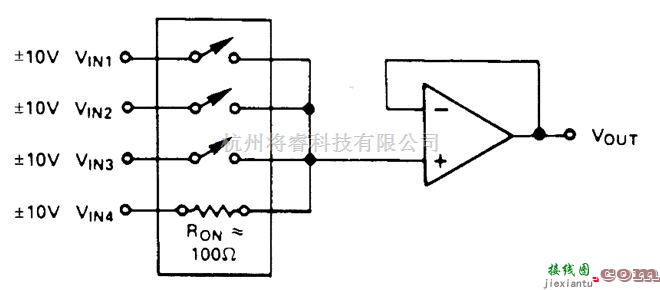 开关电路中的同相模拟开关缓冲器  第1张