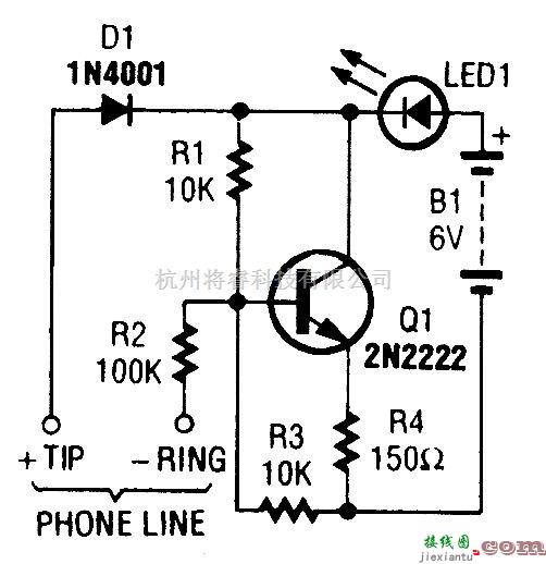 控制电路中的电话使用指示器  第1张