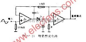 电源电路中的单次交流信号的峰值输出电路的介绍  第1张