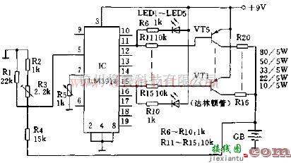 电源电路中的采用达林顿管的全自动充电器电路  第1张