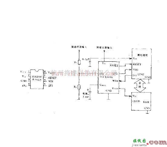 电源电路中的关于微机电源监视电路  第1张