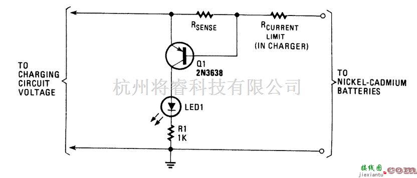 充电电路中的电池充电指示器  第1张