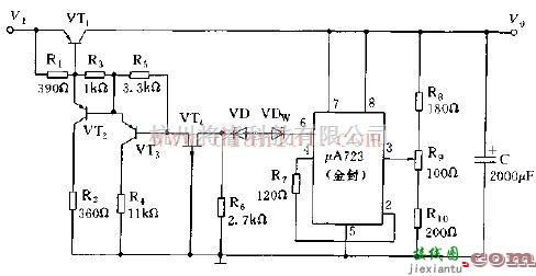 电源电路中的基于A723的新型低功耗稳压器电路  第1张