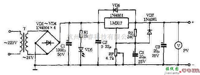 电源电路中的自制可调稳压电源  第1张