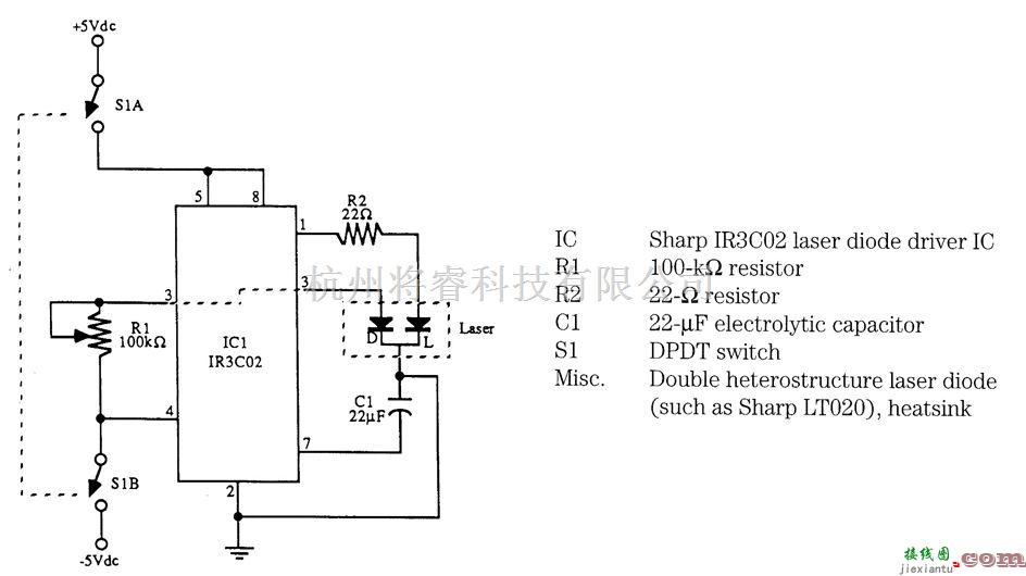 控制电路中的IC激光二极管驱动器  第1张