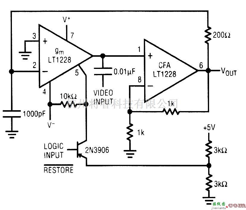 电源电路中的视频直流恢复电路  第1张