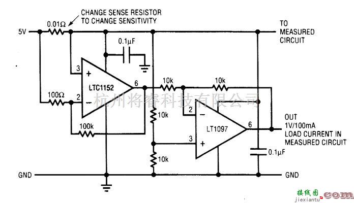 传感器电路中的高边电流传感放大器  第1张