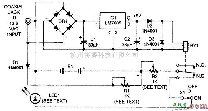 充电电路中的LED充电手电筒电路  第1张