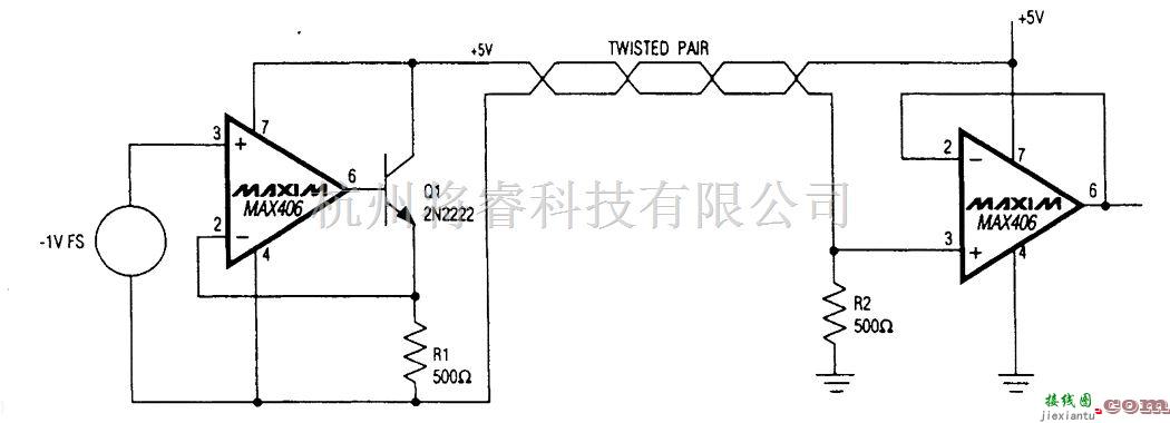 传感器电路中的遥感供电的传感放大器  第1张