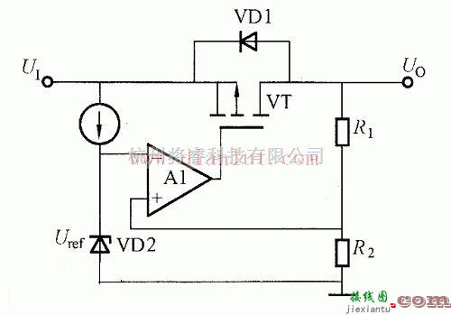 电源电路中的三端CM0S稳压器的原理图  第1张