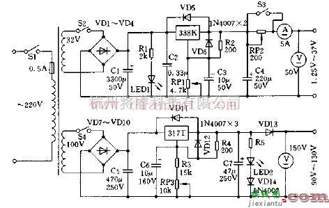 电源电路中的稳压电源电原理图电路及工作原理  第1张