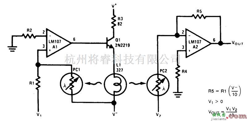 基础电路中的简单模拟乘法器  第1张