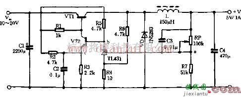 电源电路中的基于TL431芯片组成的开关稳压器电路  第1张