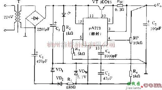 电源电路中的基于A723的从0起稳压电路  第1张