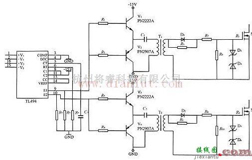 电源电路中的控制电路原理图  第1张
