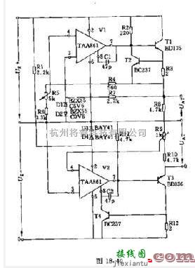 电源电路中的采用两个运算放大器的恒压源电路  第1张